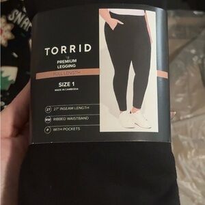 Torrid Black High Rise Leggings
